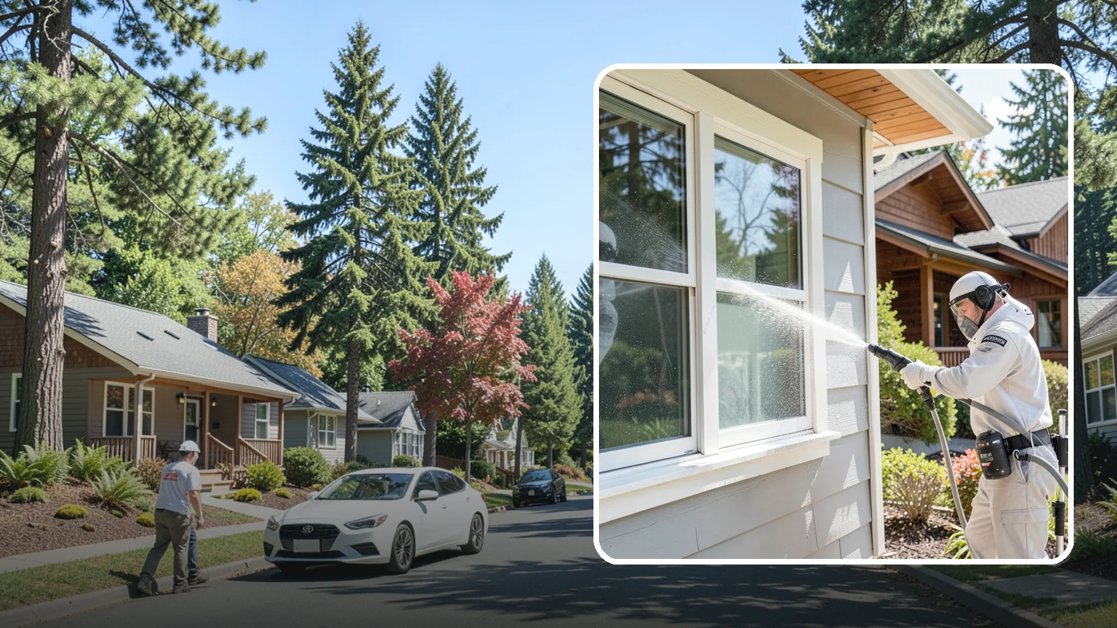 Window Track Cleaning in Orting, Pierce County, WA - Deep cleaning of window tracks where our wet climate packs dirt, grit, and mildew into the channels.