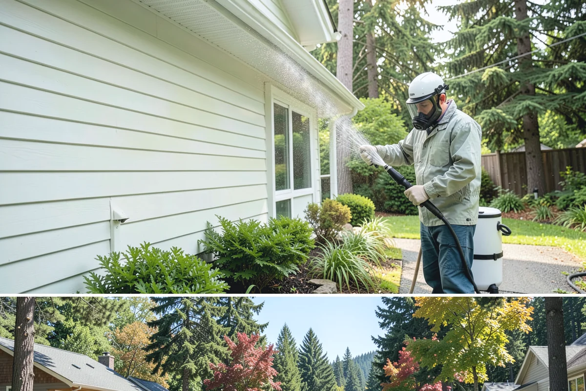 Window Track Cleaning in Orting, Pierce County, WA - Track cleaning fits well in spring, clearing the damp winter buildup before summer window use.