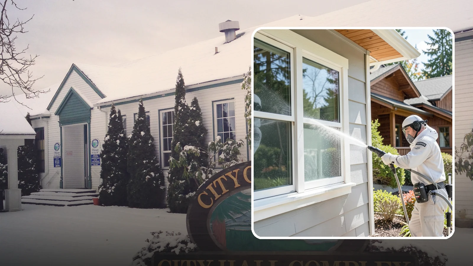 Window Track Cleaning in Pacific, King County, WA - Deep cleaning of window tracks where our wet climate packs dirt, grit, and mildew into the channels.