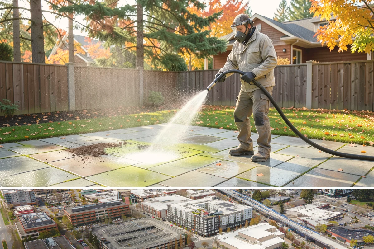 Window Track Cleaning in Redmond, King County, WA - Track cleaning fits well in spring, clearing the damp winter buildup before summer window use.