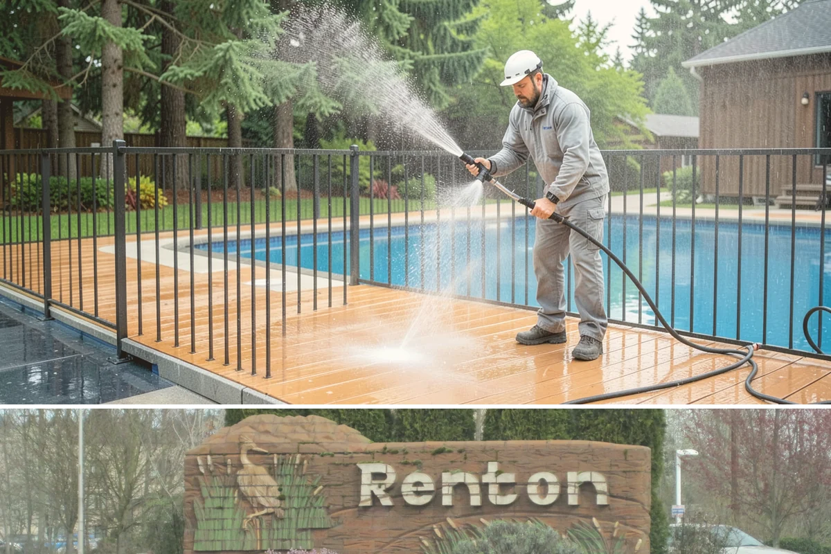 Window Track Cleaning in Renton, King County, WA - Track cleaning fits well in spring, clearing the damp winter buildup before summer window use.