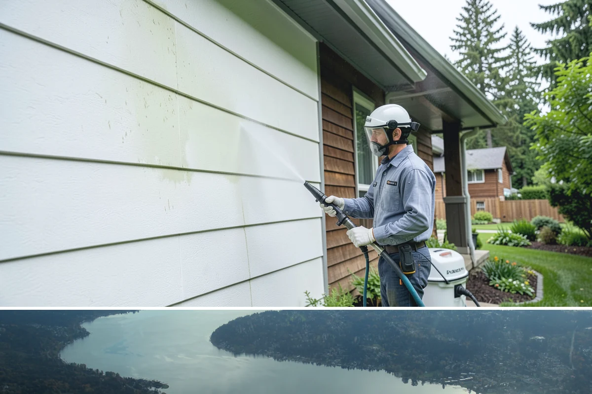 Window Track Cleaning in Sammamish, King County, WA - Track cleaning fits well in spring, clearing the damp winter buildup before summer window use.