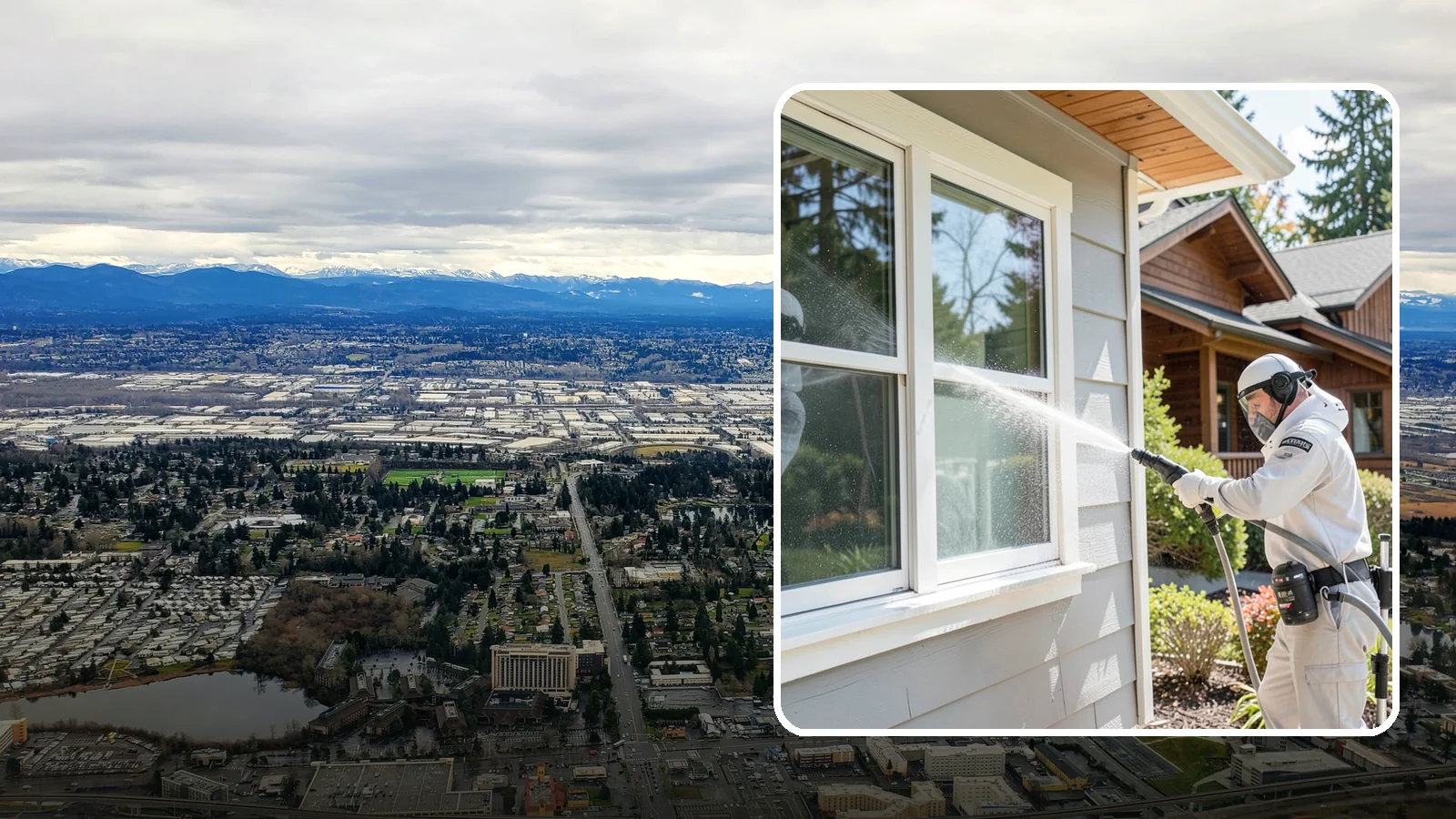 Window Track Cleaning in SeaTac, King County, WA - Deep cleaning of window tracks where our wet climate packs dirt, grit, and mildew into the channels.