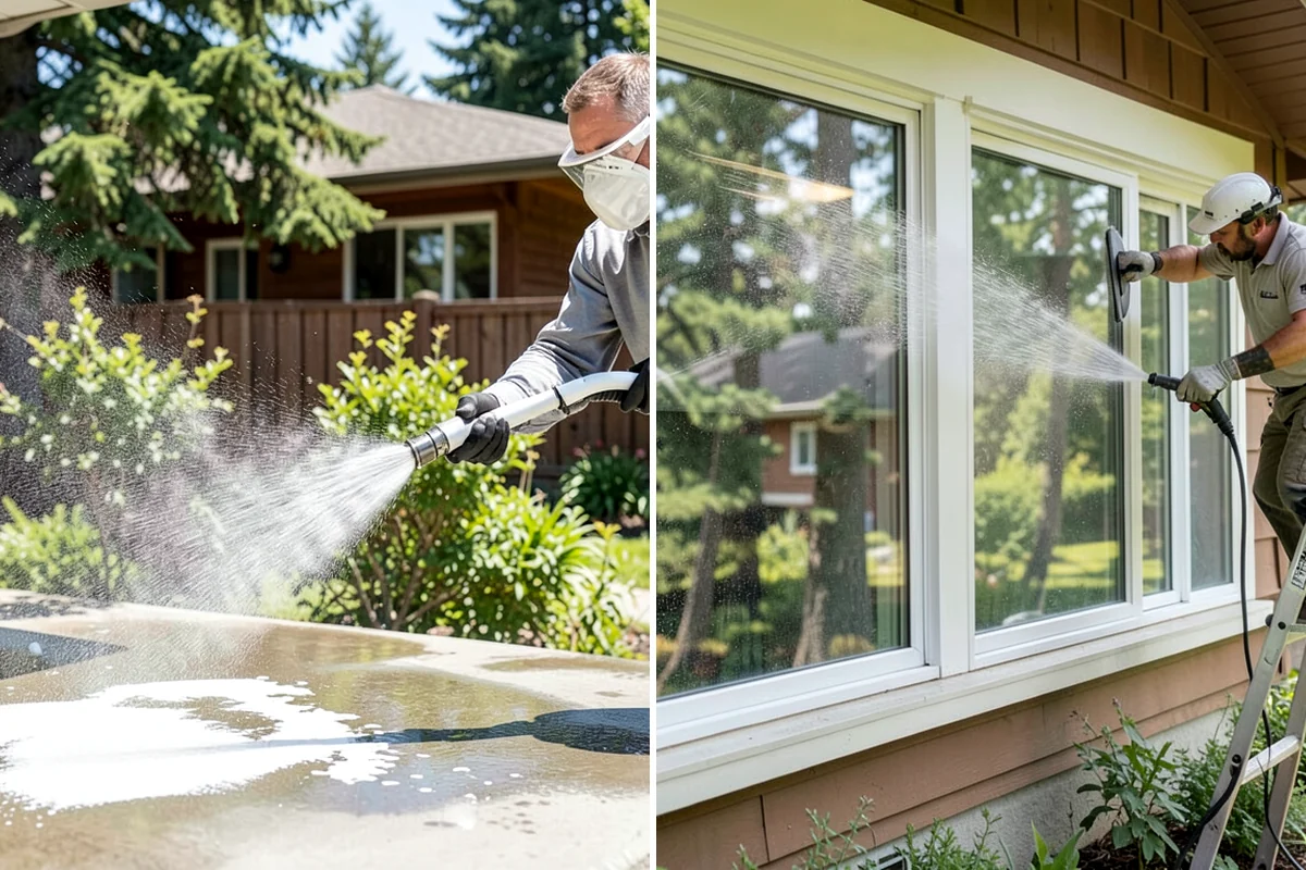 Window Track Cleaning in SeaTac, King County, WA - Vacuum loose debris from the tracks