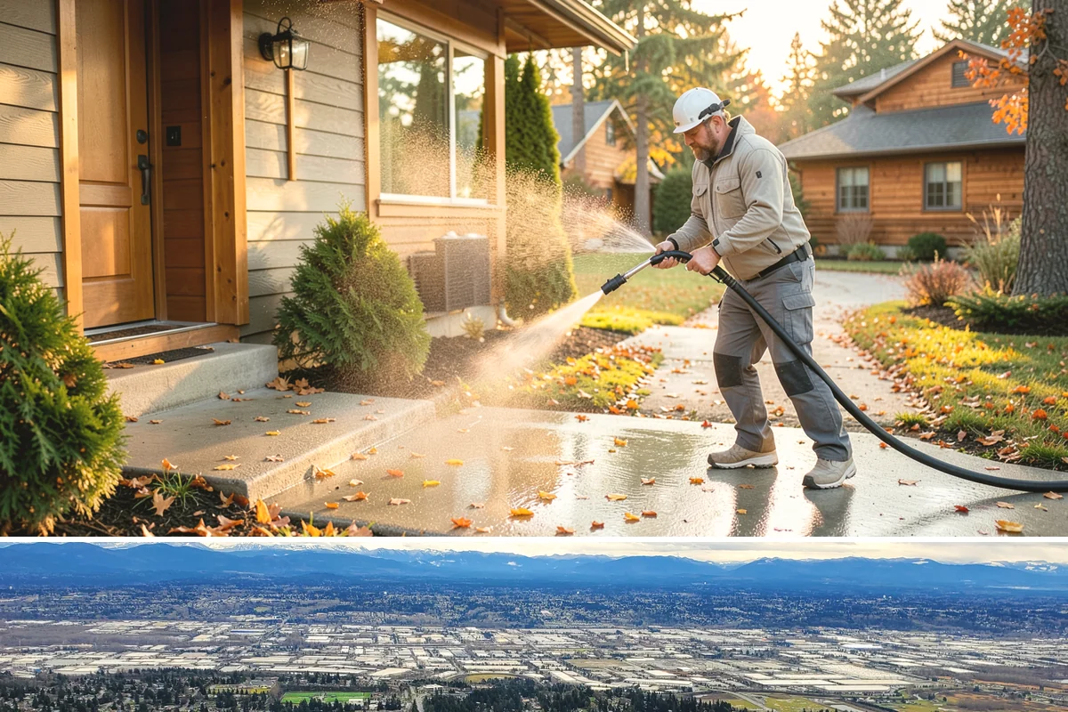 Window Track Cleaning in SeaTac, King County, WA - Track cleaning fits well in spring, clearing the damp winter buildup before summer window use.