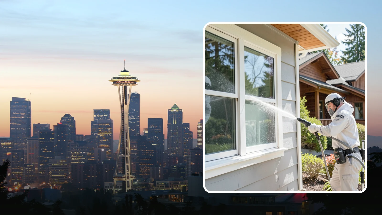 Window Track Cleaning in Seattle, King County, WA - Deep cleaning of window tracks where our wet climate packs dirt, grit, and mildew into the channels.