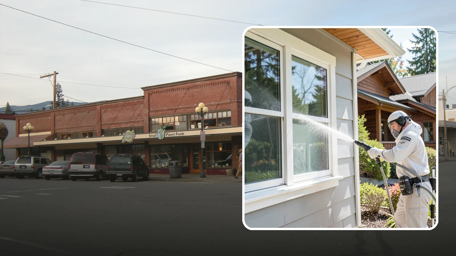 Window Track Cleaning in Sedro-Woolley, Skagit County, WA - Deep cleaning of window tracks where our wet climate packs dirt, grit, and mildew into the channels.