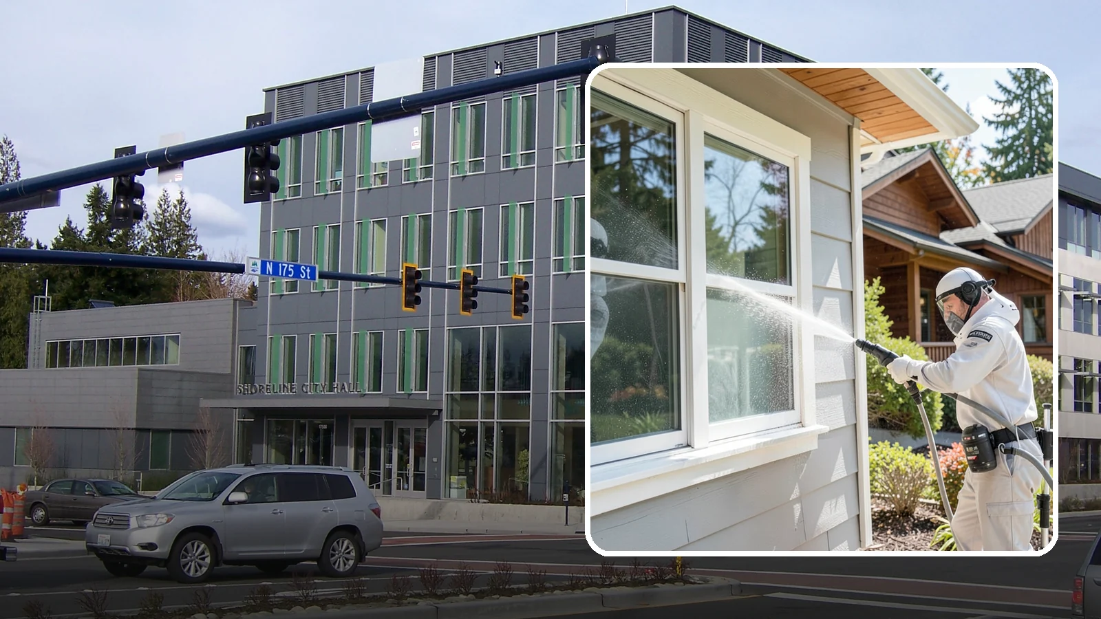 Window Track Cleaning in Shoreline, King County, WA - Deep cleaning of window tracks where our wet climate packs dirt, grit, and mildew into the channels.