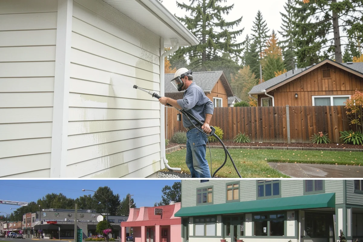 Window Track Cleaning in Snoqualmie, King County, WA - Track cleaning fits well in spring, clearing the damp winter buildup before summer window use.