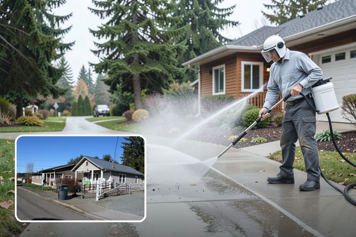 Window Track Cleaning in South Prairie, Pierce County, WA - Clears packed dirt and mildew from the track channels