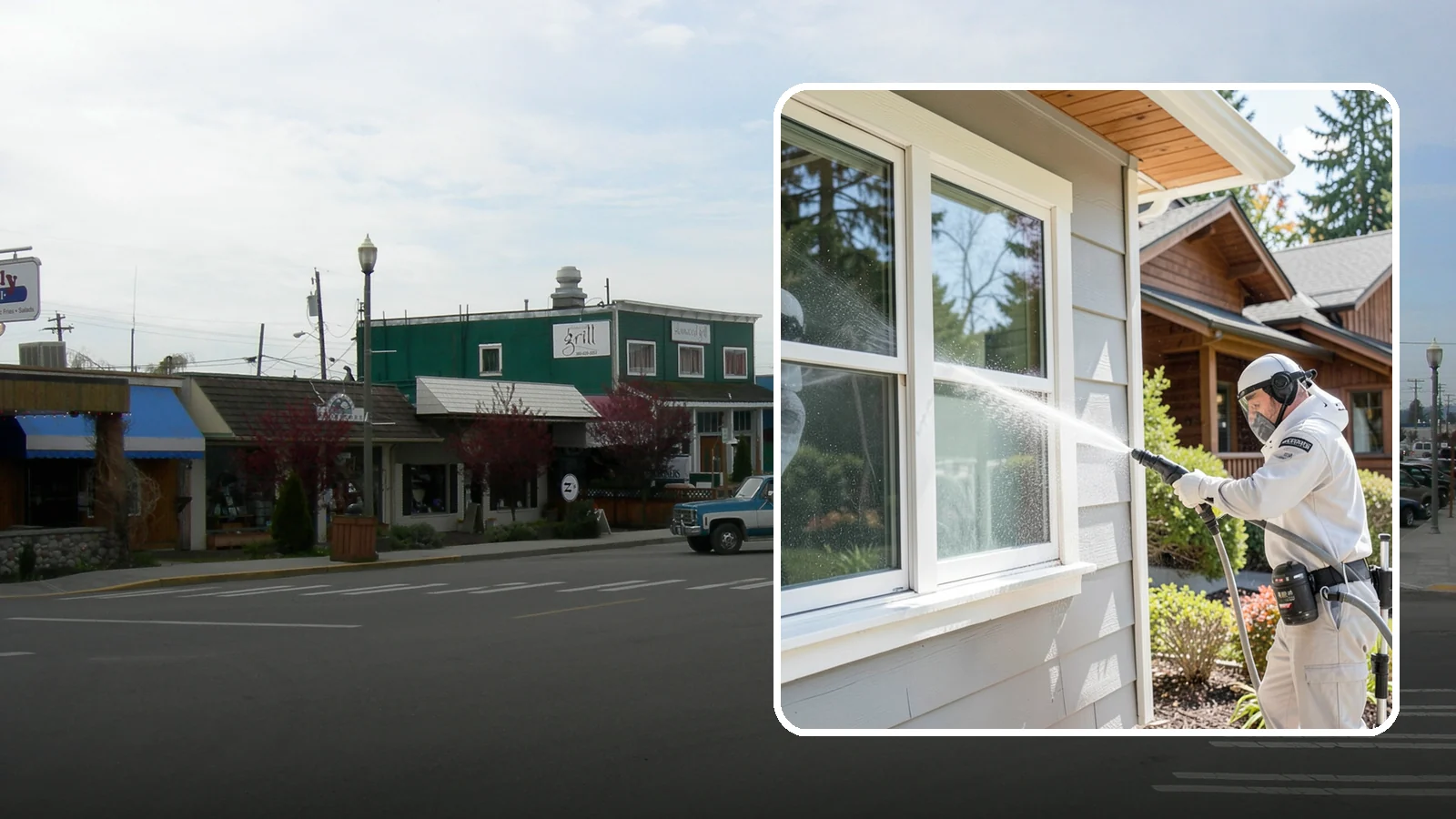 Window Track Cleaning in Stanwood, Snohomish County, WA - Deep cleaning of window tracks where our wet climate packs dirt, grit, and mildew into the channels.