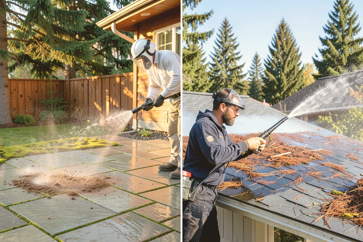 Window Track Cleaning in Stanwood, Snohomish County, WA - Vacuum loose debris from the tracks