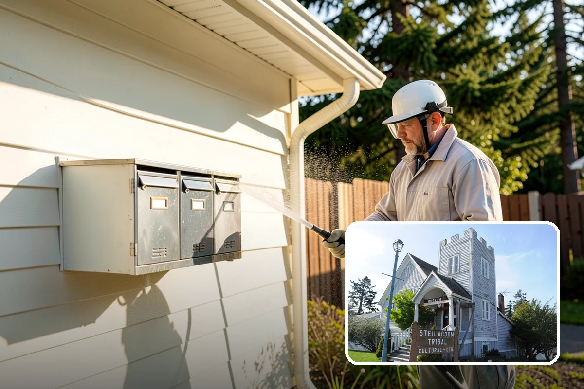 Window Track Cleaning in Steilacoom, Pierce County, WA - Clears packed dirt and mildew from the track channels