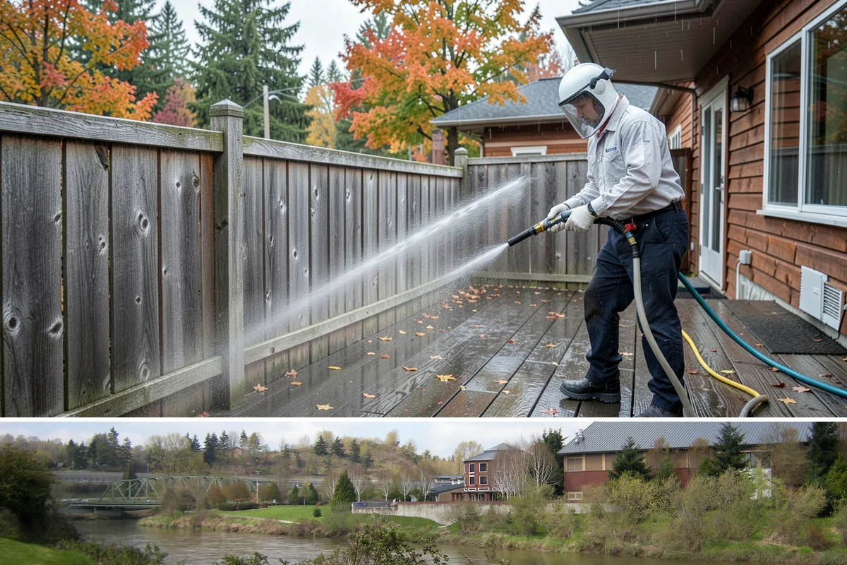 Window Track Cleaning in Tukwila, King County, WA - Track cleaning fits well in spring, clearing the damp winter buildup before summer window use.