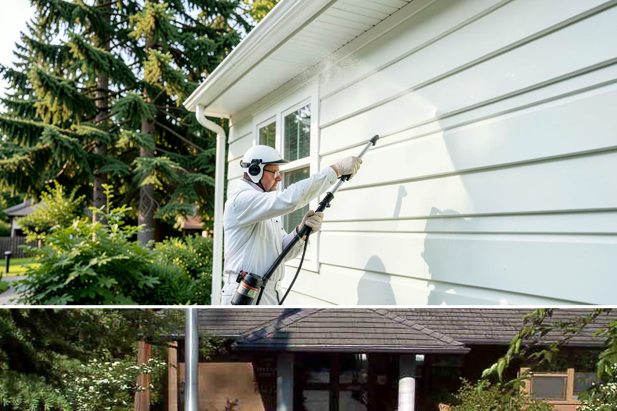 Window Track Cleaning in Yarrow Point, King County, WA - Track cleaning fits well in spring, clearing the damp winter buildup before summer window use.