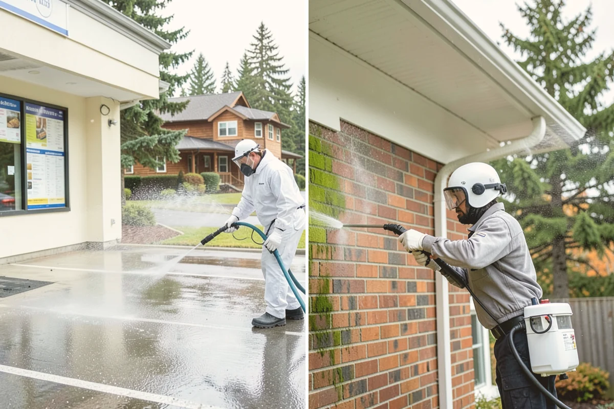Wood Fence Washing in Algona, King County, WA - Inspect for loose or rotted boards before starting