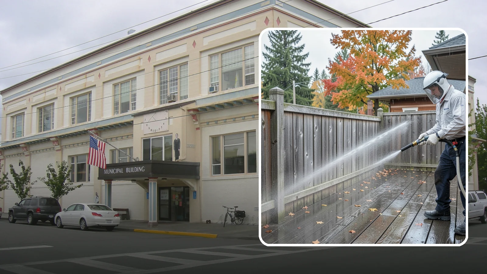 Wood Fence Washing in Anacortes, Skagit County, WA - Pressure-controlled washing for pressure-treated and fir fences that keeps the boards intact while clearing years of grime.