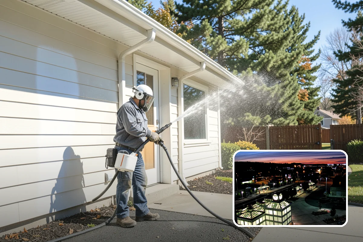 Wood Fence Washing in Auburn, King County, WA - Clears algae and dark rundown streaks from every picket