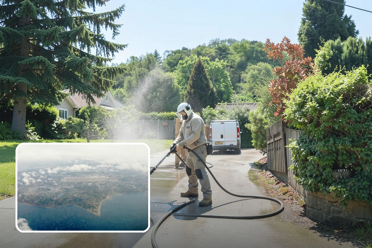Wood Fence Washing in Burien, King County, WA - Clears algae and dark rundown streaks from every picket