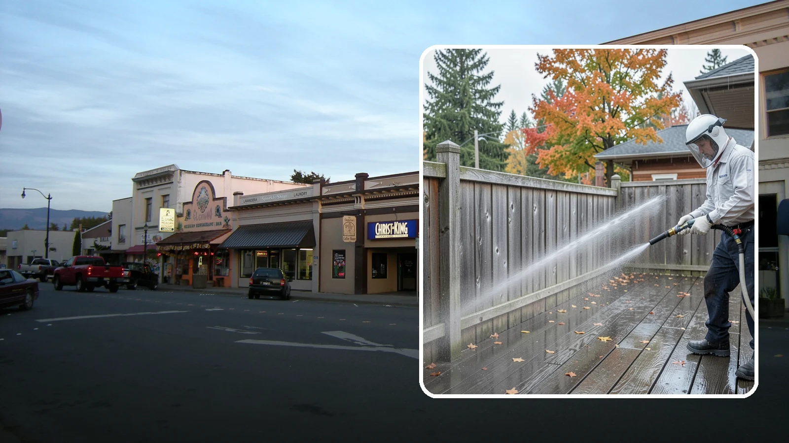 Wood Fence Washing in Burlington, Skagit County, WA - Pressure-controlled washing for pressure-treated and fir fences that keeps the boards intact while clearing years of grime.