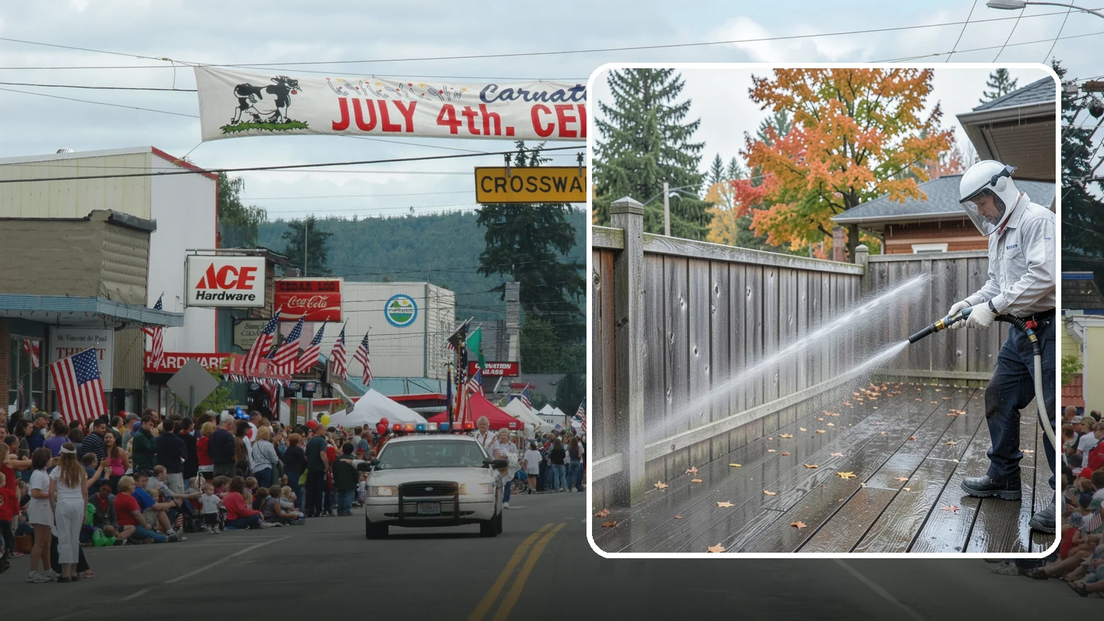 Wood Fence Washing in Carnation, King County, WA - Pressure-controlled washing for pressure-treated and fir fences that keeps the boards intact while clearing years of grime.