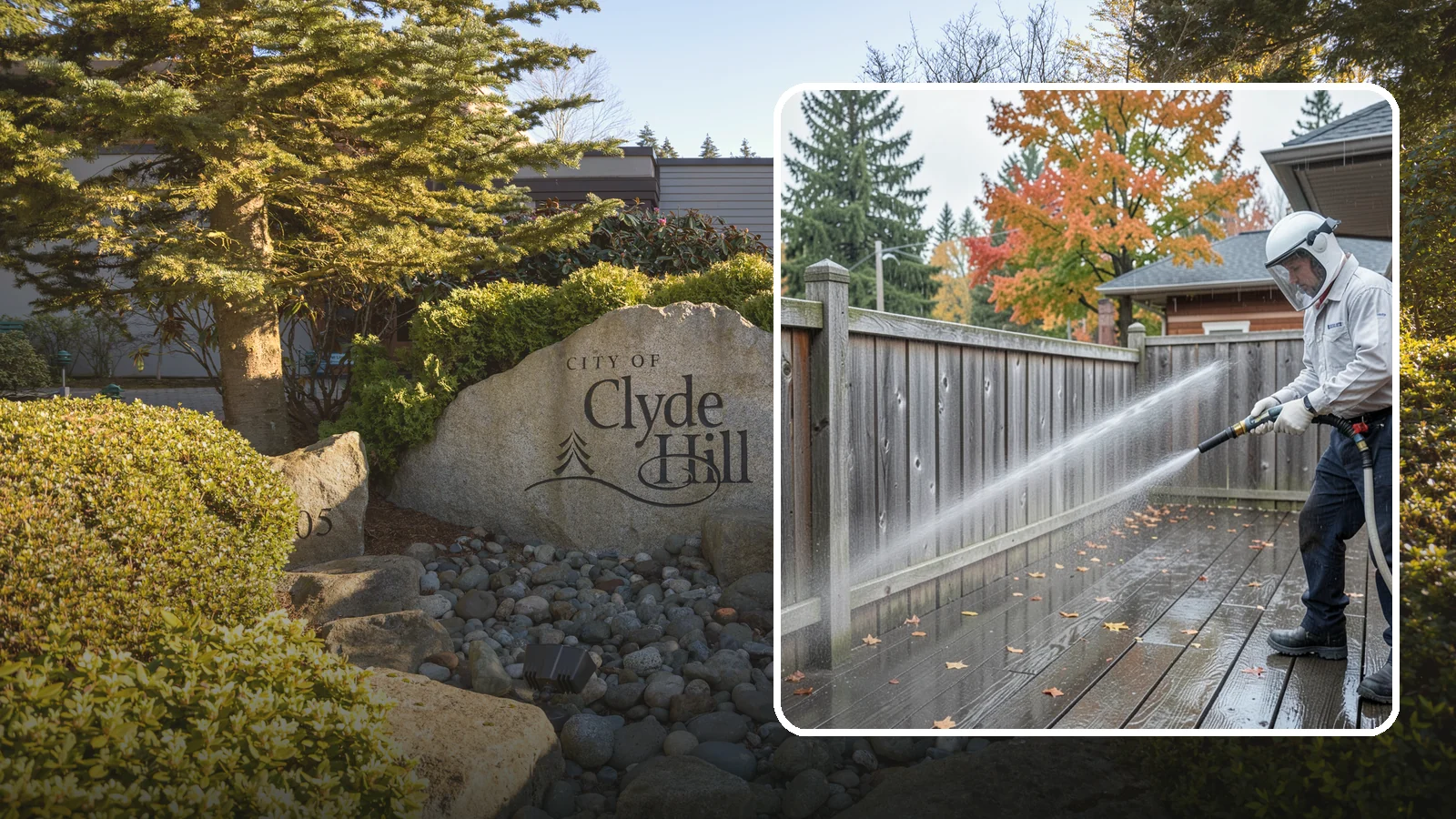 Wood Fence Washing in Clyde Hill, King County, WA - Pressure-controlled washing for pressure-treated and fir fences that keeps the boards intact while clearing years of grime.