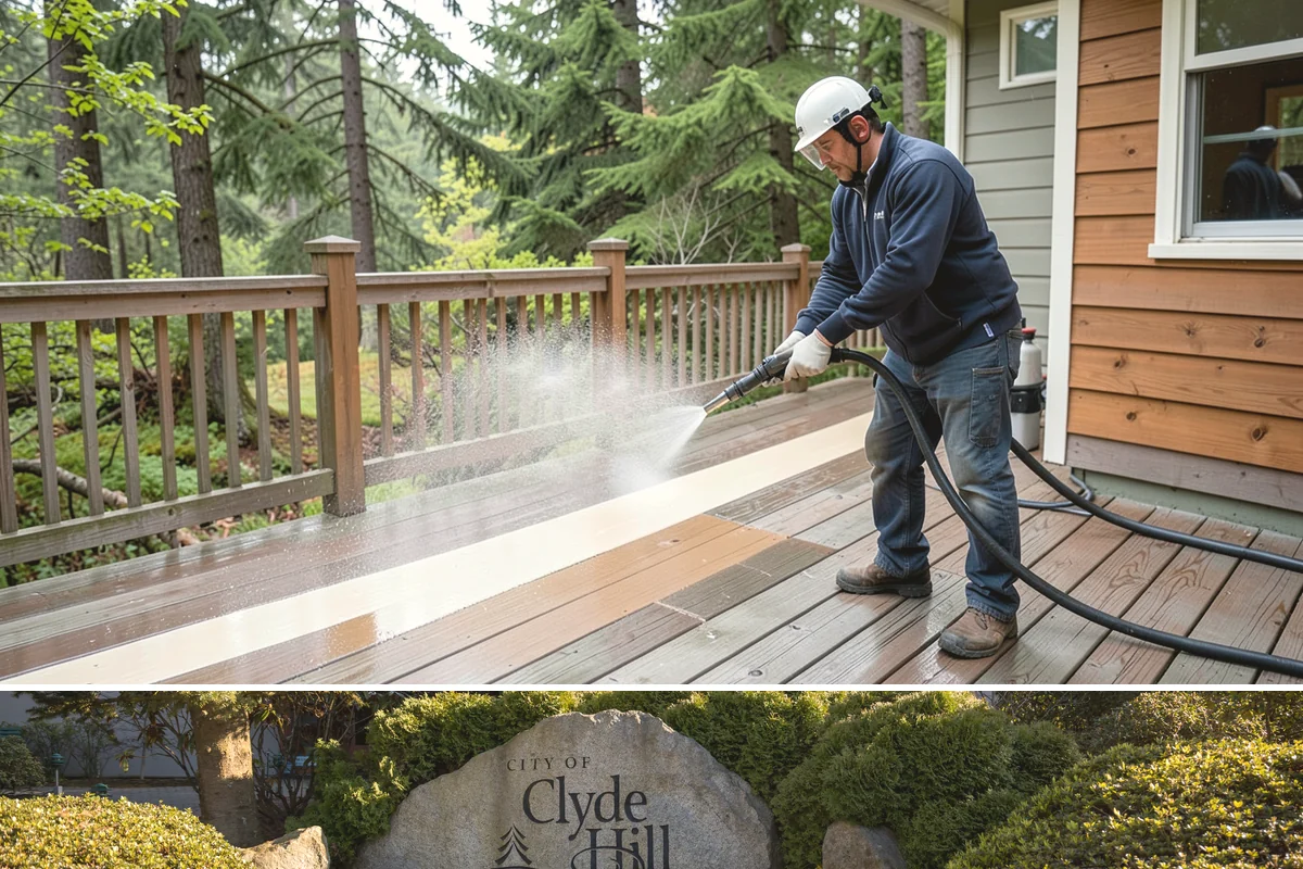 Wood Fence Washing in Clyde Hill, King County, WA - Aim for the drier summer months when the boards can dry out fully between washes and rains.