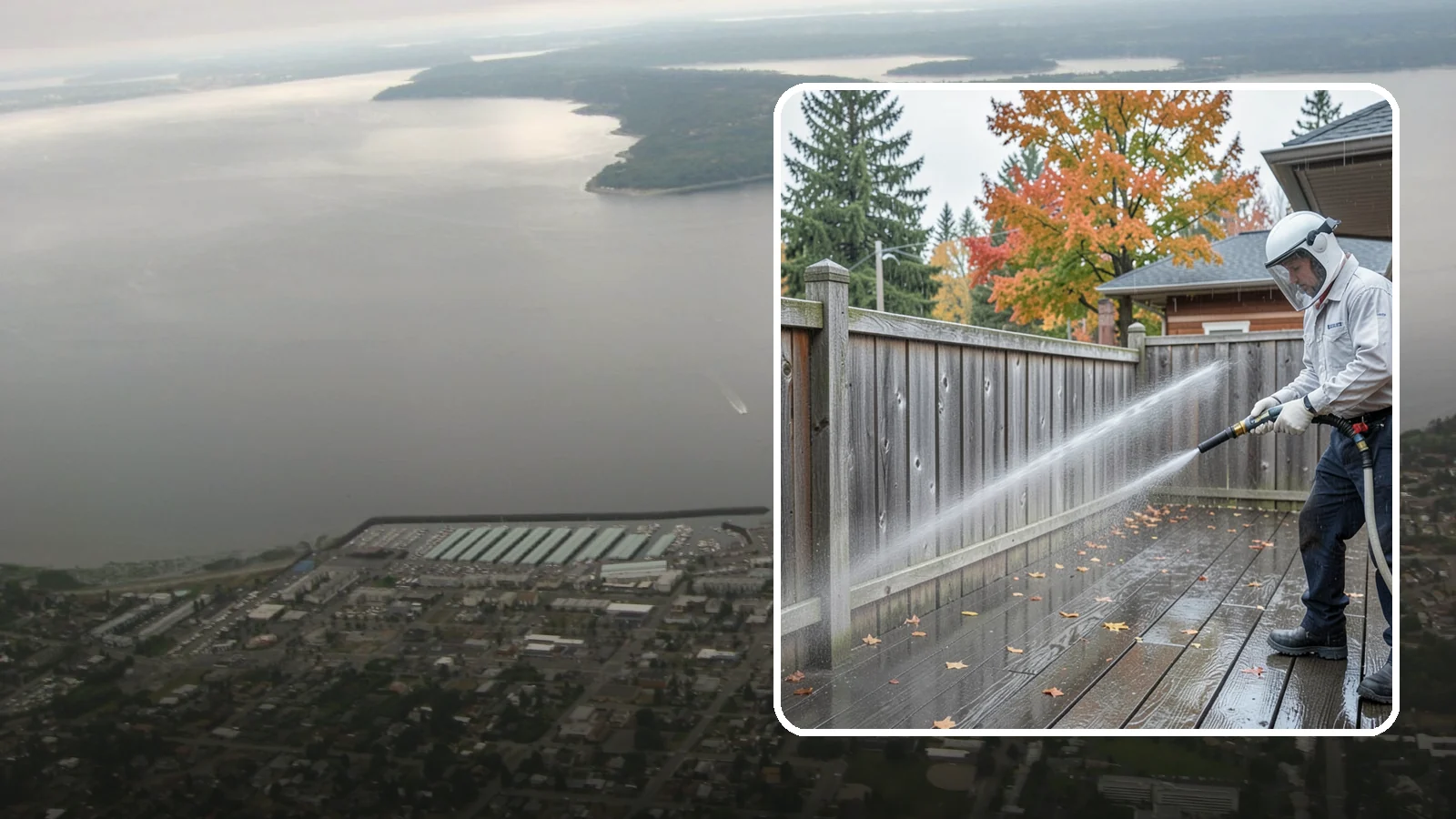 Wood Fence Washing in Des Moines, King County, WA - Pressure-controlled washing for pressure-treated and fir fences that keeps the boards intact while clearing years of grime.
