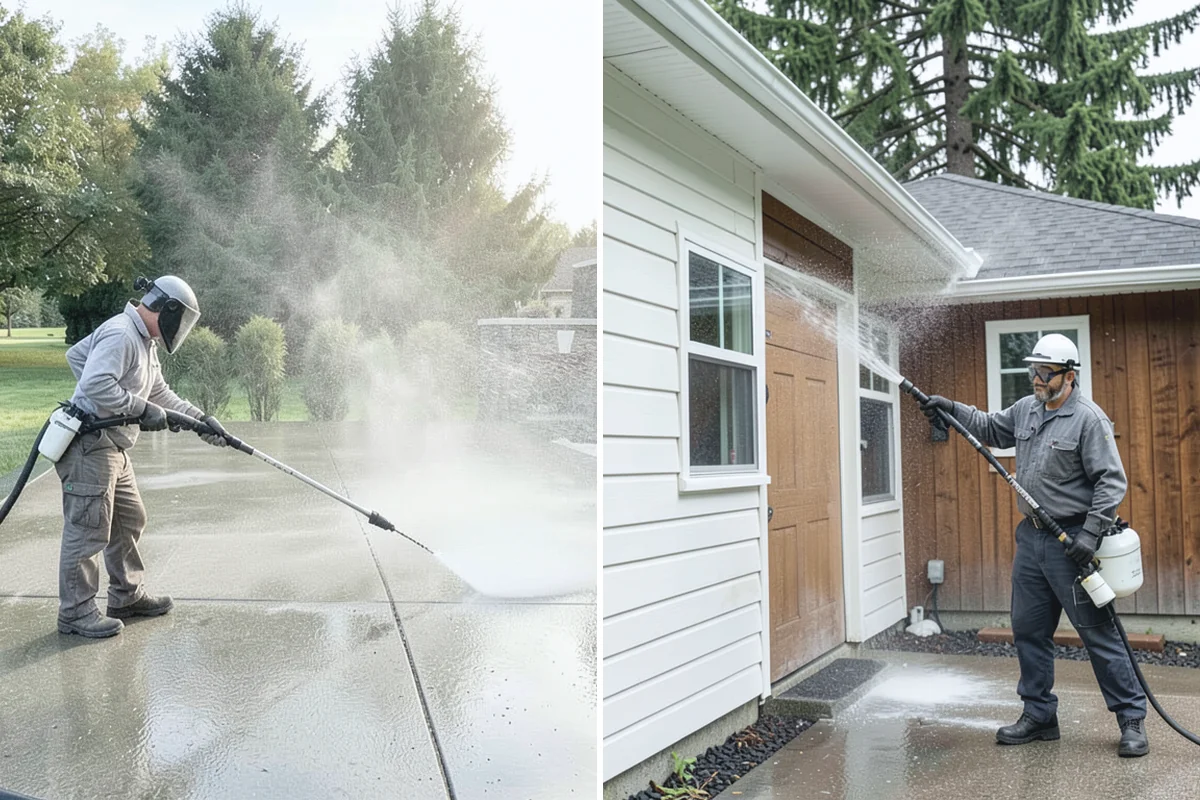 Wood Fence Washing in Des Moines, King County, WA - Inspect for loose or rotted boards before starting