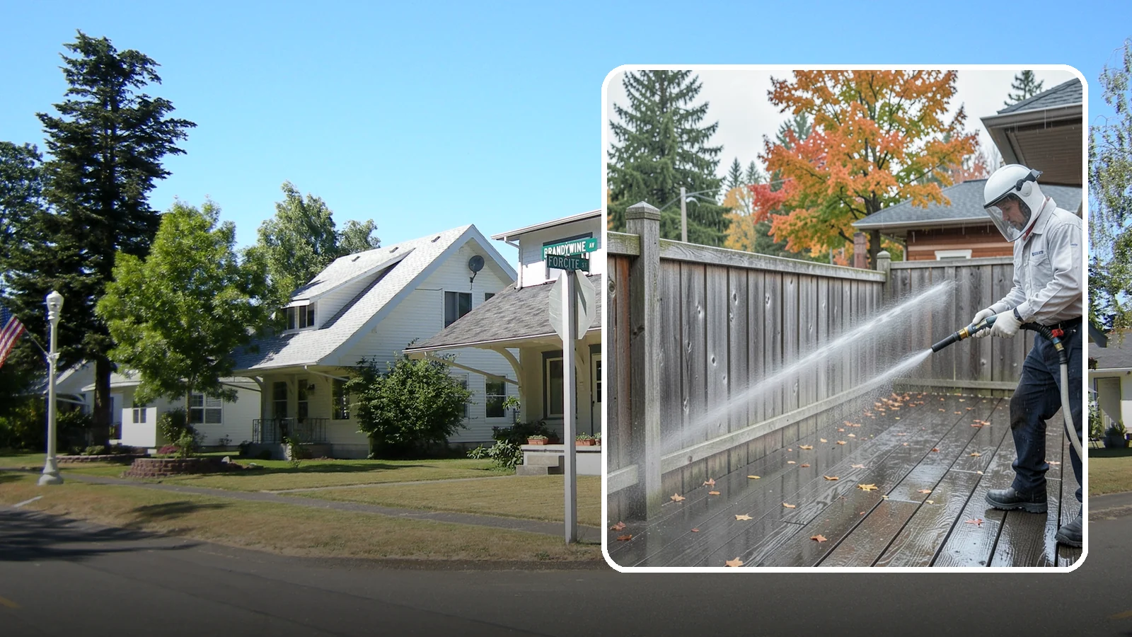 Wood Fence Washing in DuPont, Pierce County, WA - Pressure-controlled washing for pressure-treated and fir fences that keeps the boards intact while clearing years of grime.