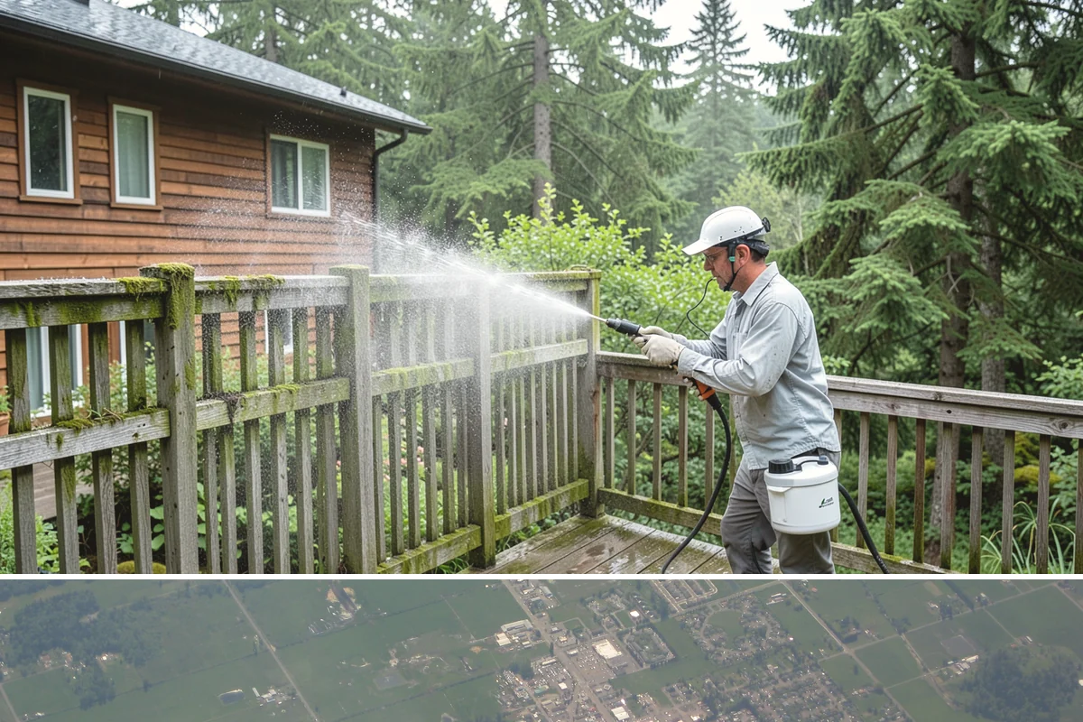 Wood Fence Washing in Enumclaw, King County, WA - Aim for the drier summer months when the boards can dry out fully between washes and rains.