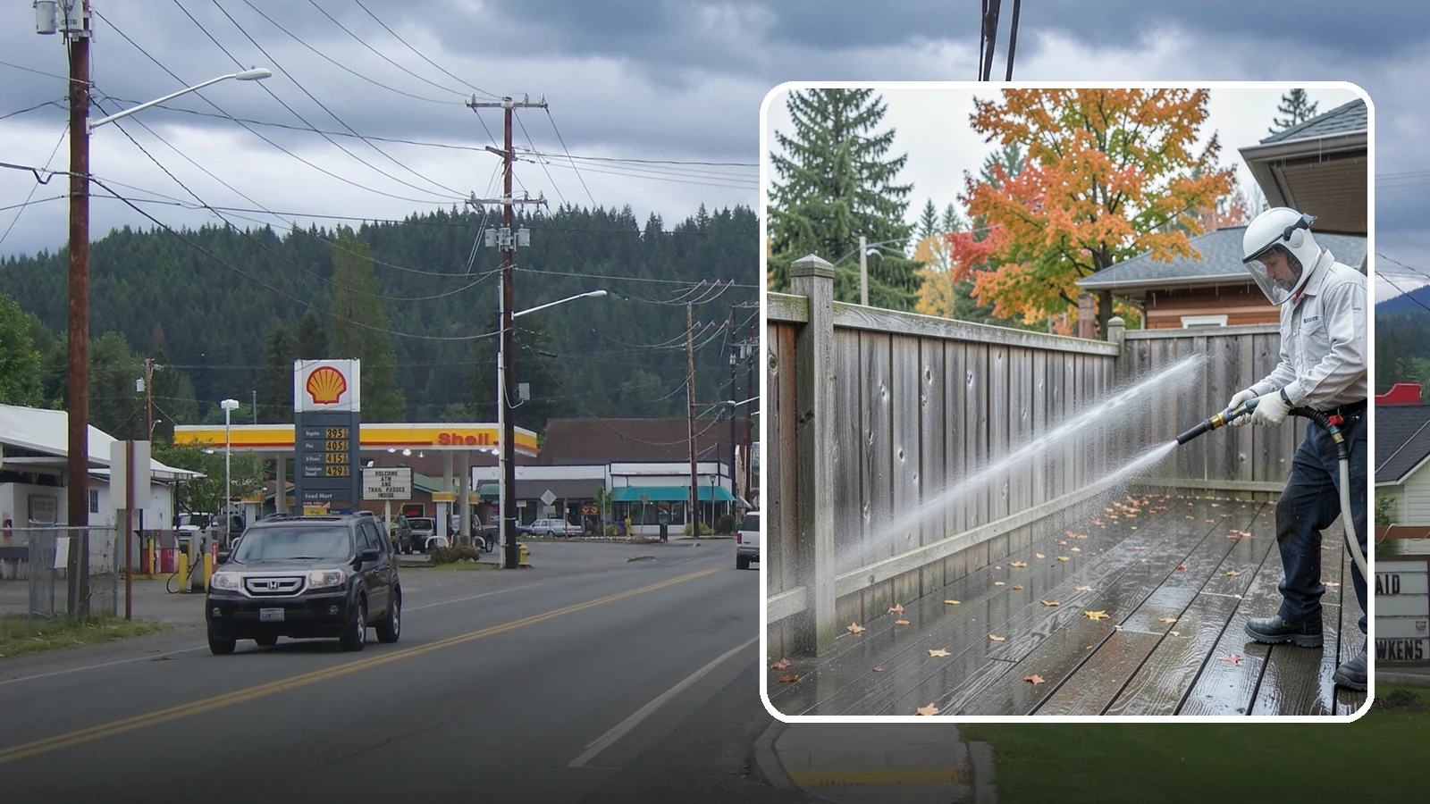 Wood Fence Washing in Granite Falls, Snohomish County, WA - Pressure-controlled washing for pressure-treated and fir fences that keeps the boards intact while clearing years of grime.