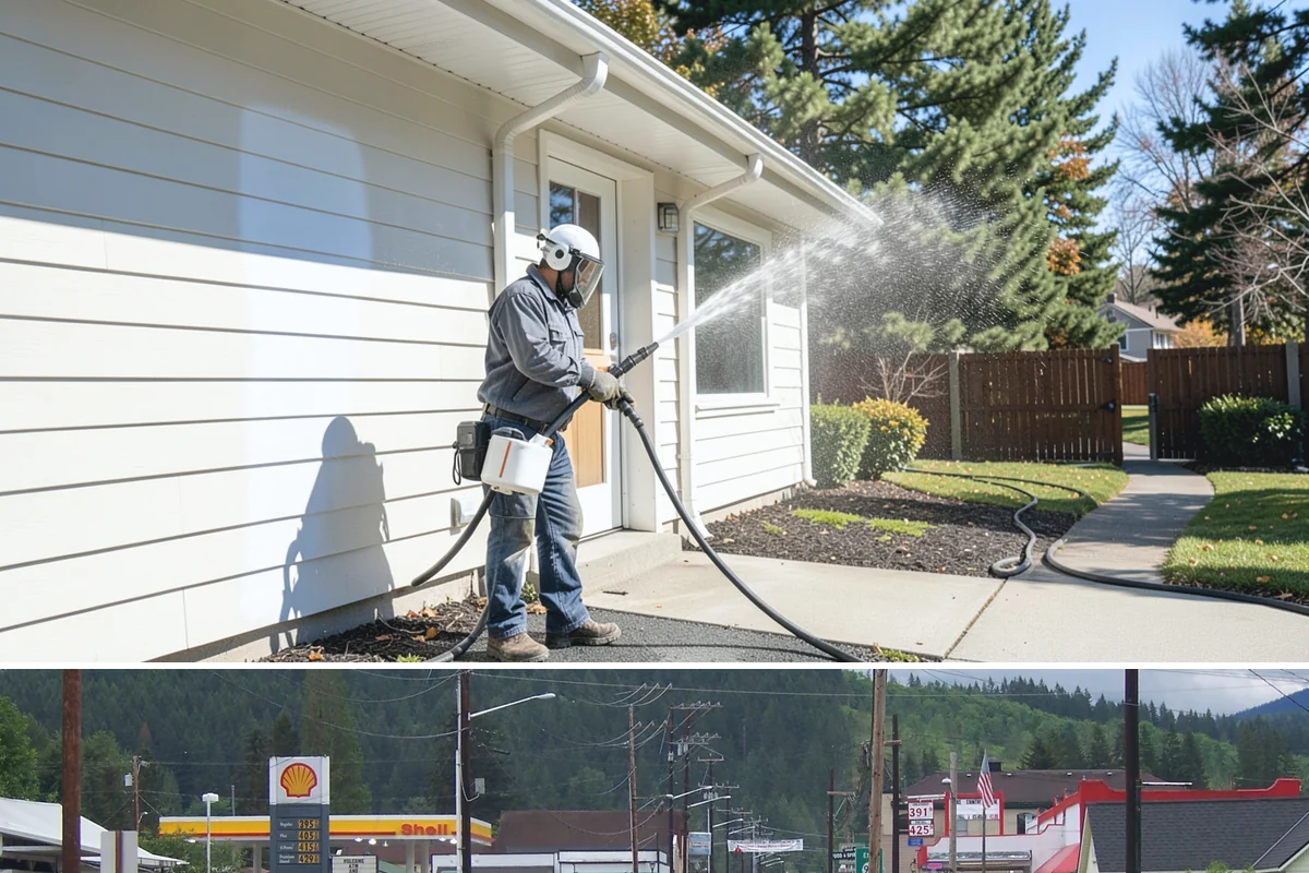 Wood Fence Washing in Granite Falls, Snohomish County, WA - Aim for the drier summer months when the boards can dry out fully between washes and rains.