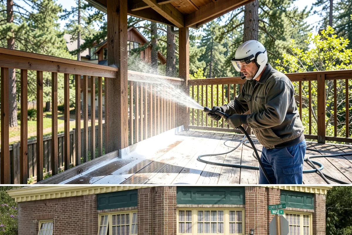 Wood Fence Washing in Hamilton, Skagit County, WA - Aim for the drier summer months when the boards can dry out fully between washes and rains.