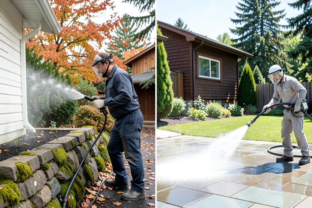 Wood Fence Washing in Hunts Point, King County, WA - Inspect for loose or rotted boards before starting