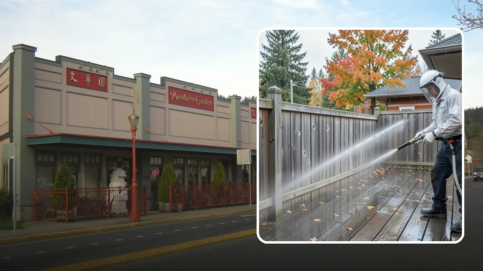 Wood Fence Washing in Issaquah, King County, WA - Pressure-controlled washing for pressure-treated and fir fences that keeps the boards intact while clearing years of grime.