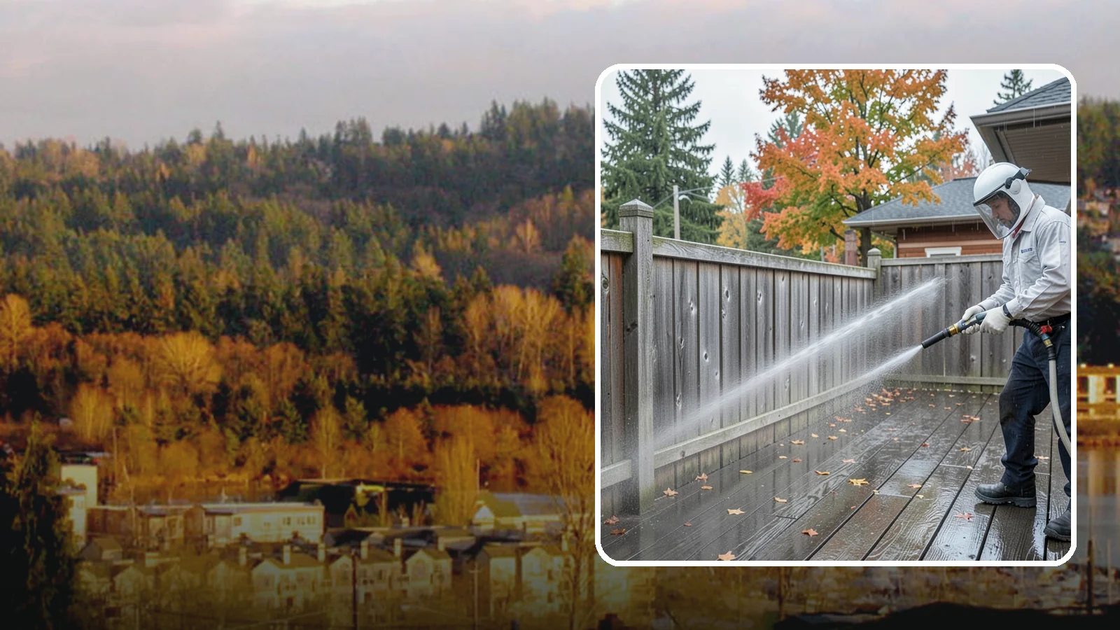 Wood Fence Washing in Kenmore, King County, WA - Pressure-controlled washing for pressure-treated and fir fences that keeps the boards intact while clearing years of grime.