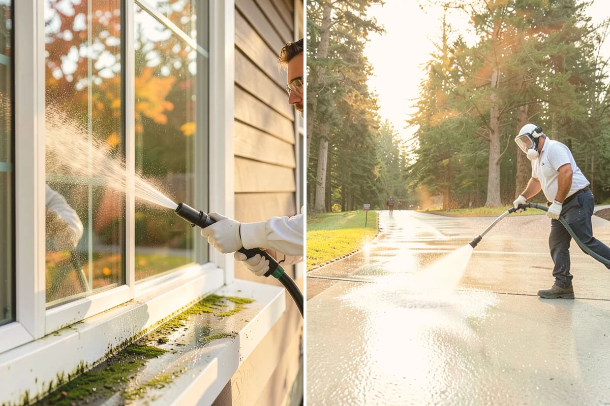 Wood Fence Washing in Kirkland, King County, WA - Inspect for loose or rotted boards before starting
