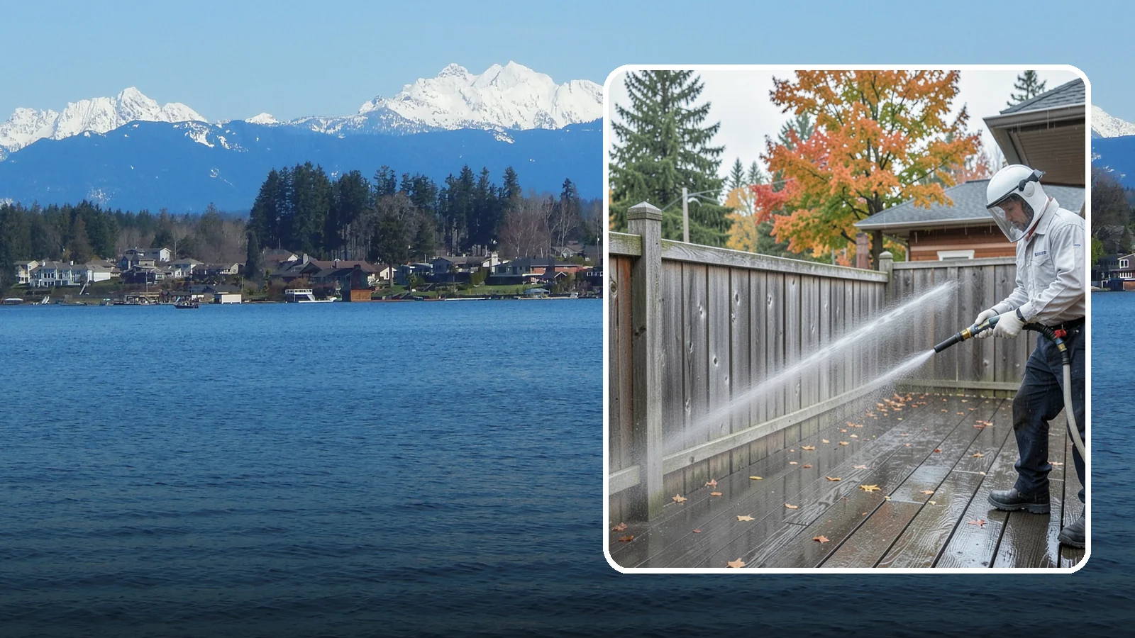 Wood Fence Washing in Lake Stevens, Snohomish County, WA - Pressure-controlled washing for pressure-treated and fir fences that keeps the boards intact while clearing years of grime.