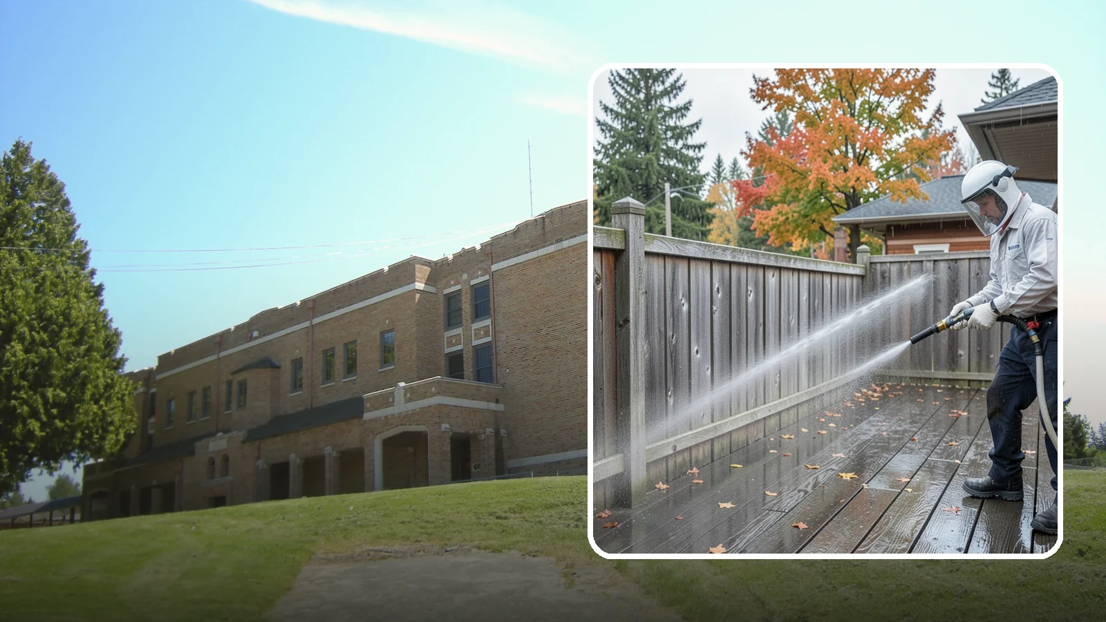 Wood Fence Washing in Maple Valley, King County, WA - Pressure-controlled washing for pressure-treated and fir fences that keeps the boards intact while clearing years of grime.