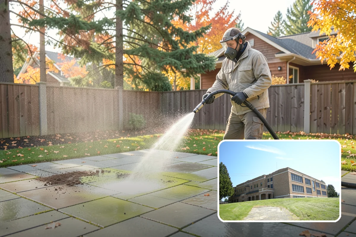 Wood Fence Washing in Maple Valley, King County, WA - Clears algae and dark rundown streaks from every picket