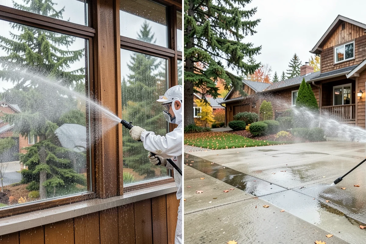 Wood Fence Washing in Maple Valley, King County, WA - Inspect for loose or rotted boards before starting