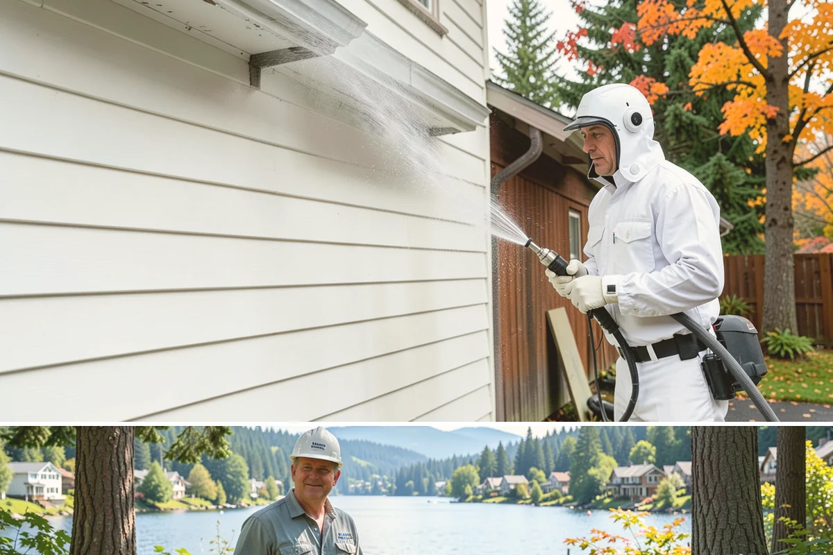 Wood Fence Washing in Milton, King County, WA - Aim for the drier summer months when the boards can dry out fully between washes and rains.