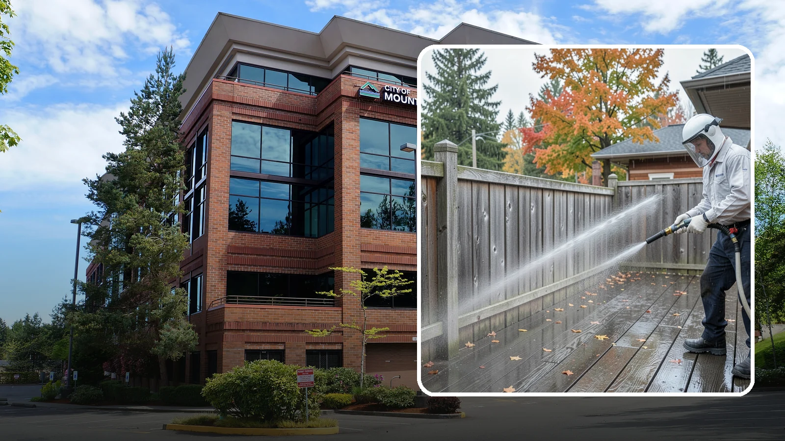 Wood Fence Washing in Mountlake Terrace, Snohomish County, WA - Pressure-controlled washing for pressure-treated and fir fences that keeps the boards intact while clearing years of grime.