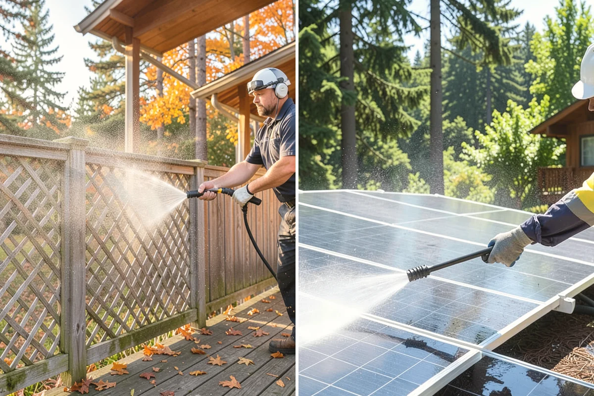 Wood Fence Washing in Mountlake Terrace, Snohomish County, WA - Inspect for loose or rotted boards before starting