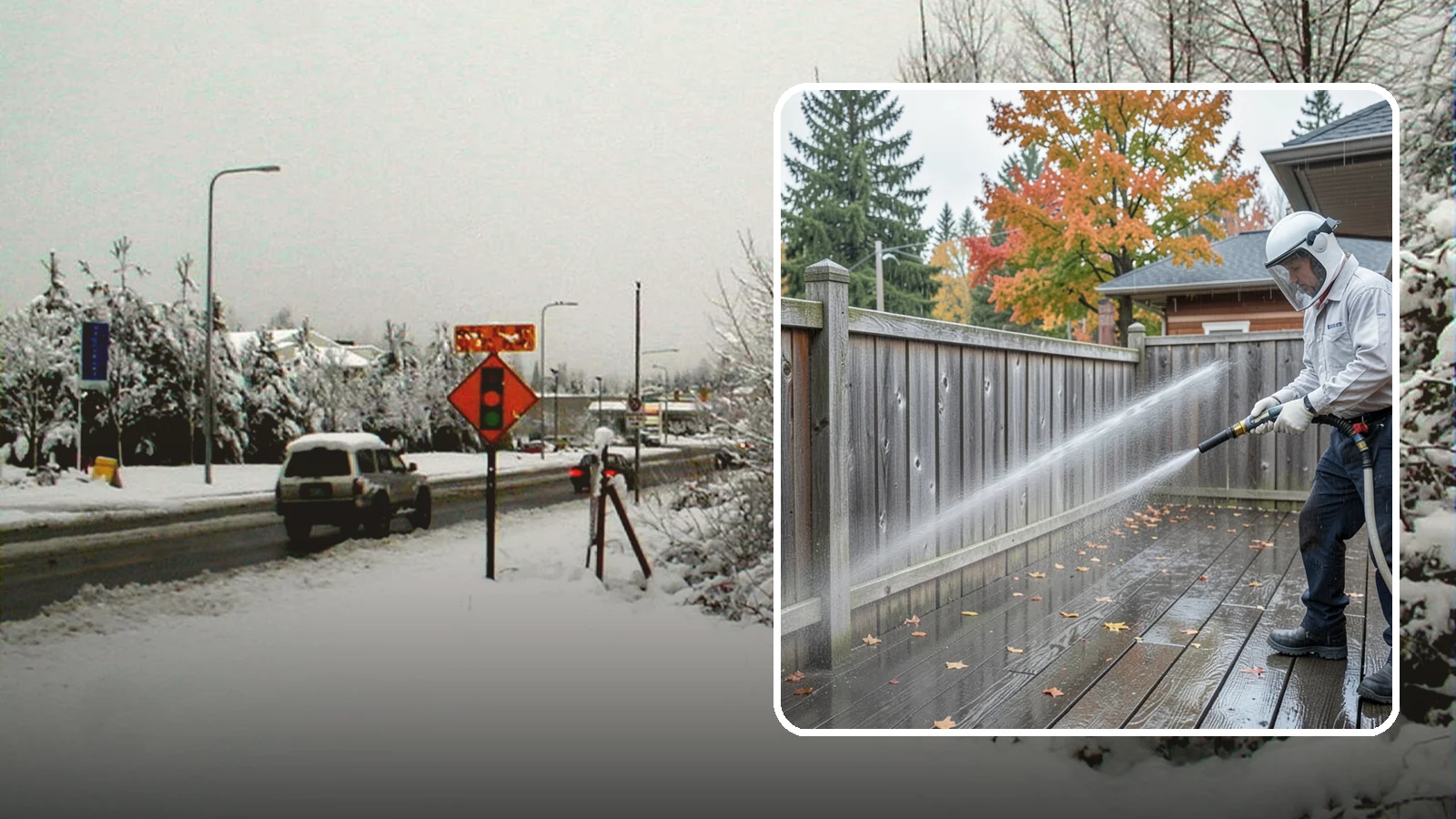 Wood Fence Washing in Newcastle, King County, WA - Pressure-controlled washing for pressure-treated and fir fences that keeps the boards intact while clearing years of grime.
