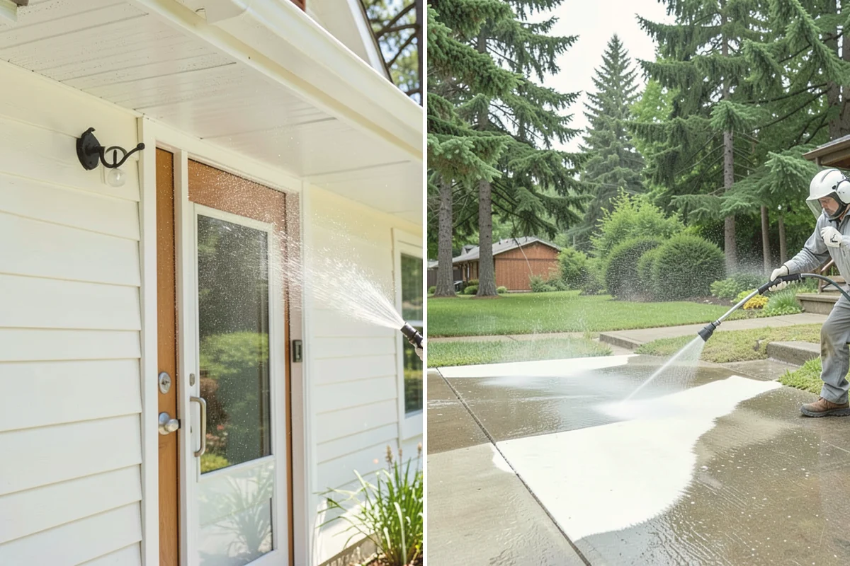 Wood Fence Washing in Newcastle, King County, WA - Inspect for loose or rotted boards before starting