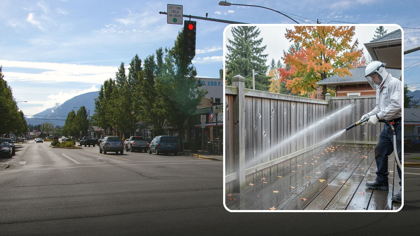 Wood Fence Washing in North Bend, King County, WA - Pressure-controlled washing for pressure-treated and fir fences that keeps the boards intact while clearing years of grime.