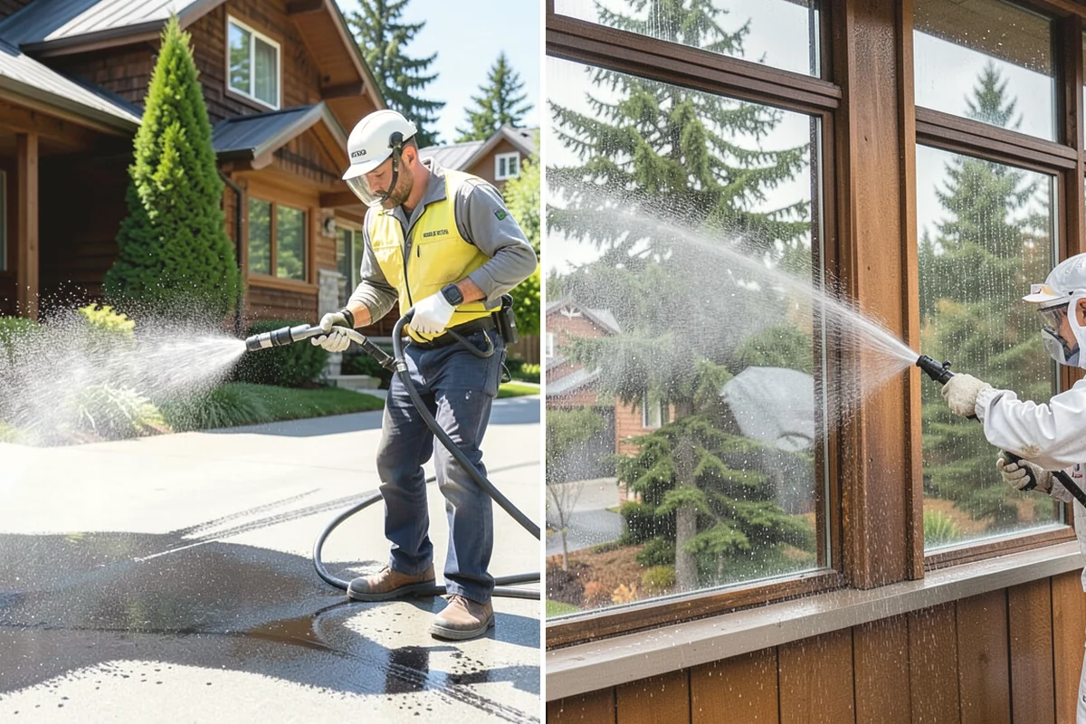 Wood Fence Washing in Oak Harbor, Island County, WA - Inspect for loose or rotted boards before starting