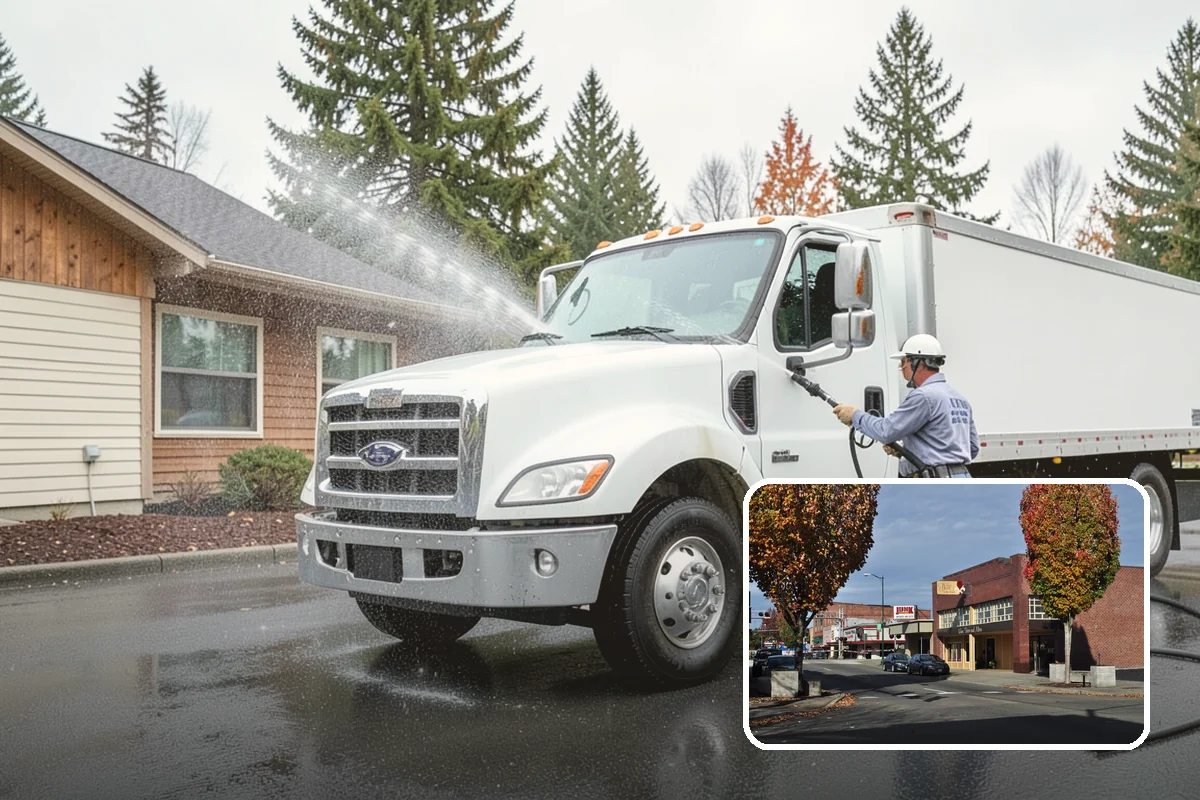 Wood Fence Washing in Puyallup, Pierce County, WA - Clears algae and dark rundown streaks from every picket